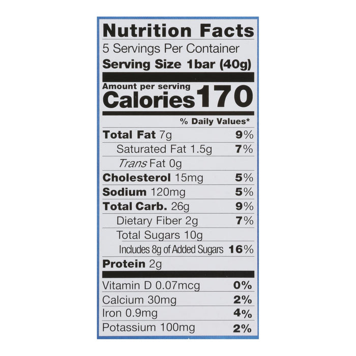 Pamela's Products Oat Whenever Bars Blueberry Lemon - 6 x 1.41 Oz.