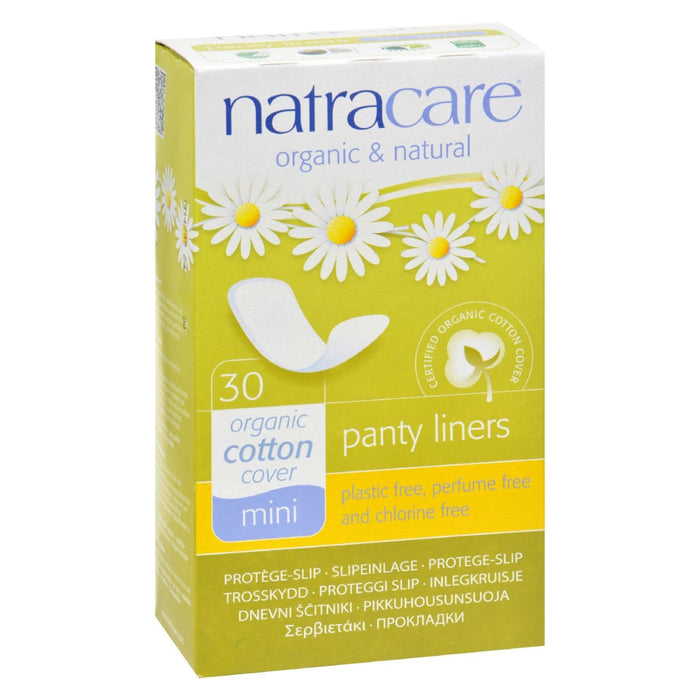 Natracare Organic Mini Ultra-Thin Panty Liners, 30 Count