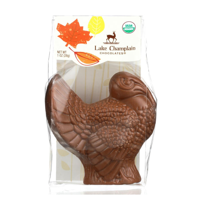 Lake Champlain Chocolates Solid Dark Chocolate Turkey (Pack of 15 - 1 Oz.)