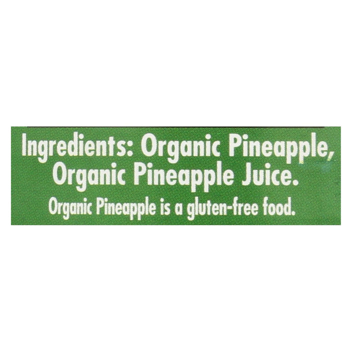 Native Forest Organic Pineapple Chunks, 14 Oz. (Pack of 6)