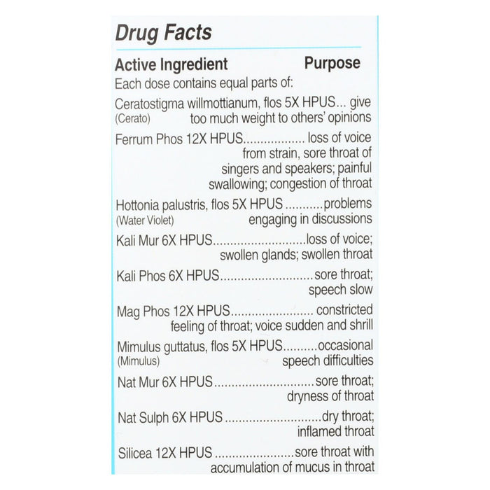 Siddha Flower Essences Throat & Voice Support - 1 Fl Oz.