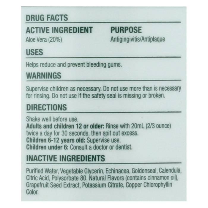 Natural Dentist Healthy Gums Peppermint Twist Antigingivitis Mouthwash - 16.9 fl oz