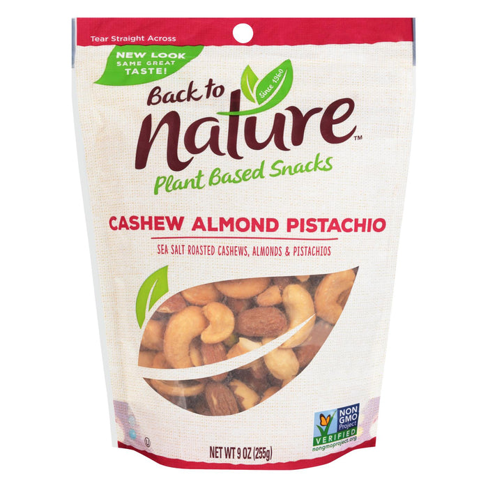 Back To Nature 9-Pack Cashew, Almond & Pistachio Mix (9 Oz. Each)