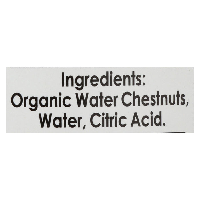 Native Forest Organic Sliced Water Chestnuts - 6 Pack, 8 Oz Each