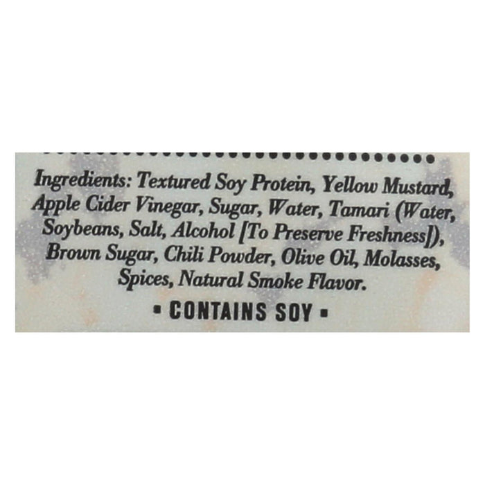 Louisville Vegan Jerky: Carolina BBQ Flavor, 10-Pack, 3 oz