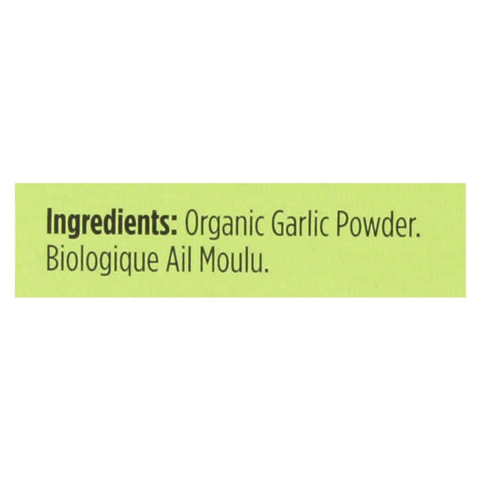 Spicely Organics Organic Garlic Powder, 0.4 Oz. (Pack of 6)
