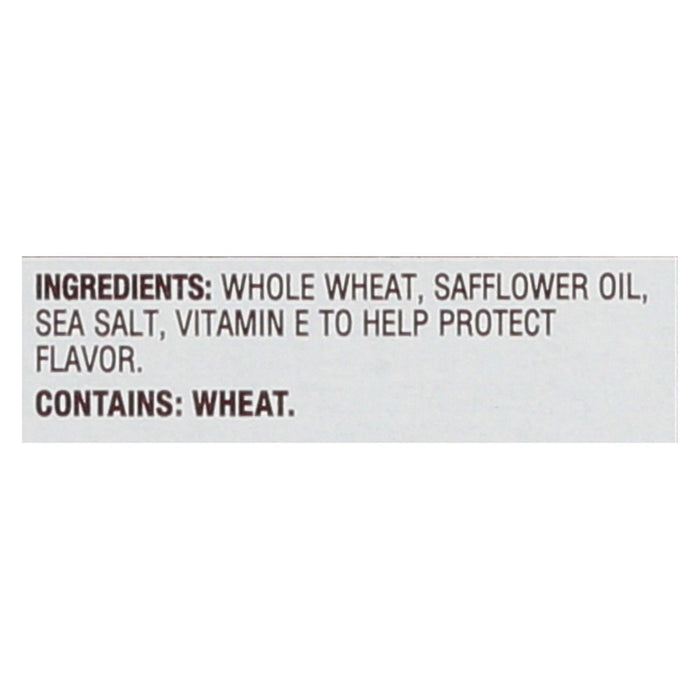 Back To Nature Harvest Whole Wheat Crackers: 8.5 Oz. (Pack of 12), Made with Whole Wheat, Safflower Oil & Sea Salt
