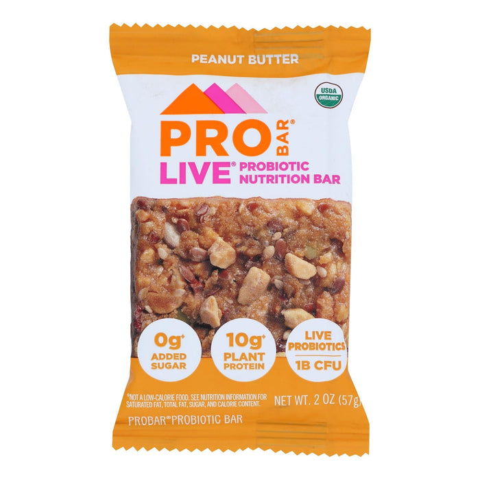Probar Peanut Butter Live Probiotic Nutrition Bars (Pack of 8) - 2.00 Oz.