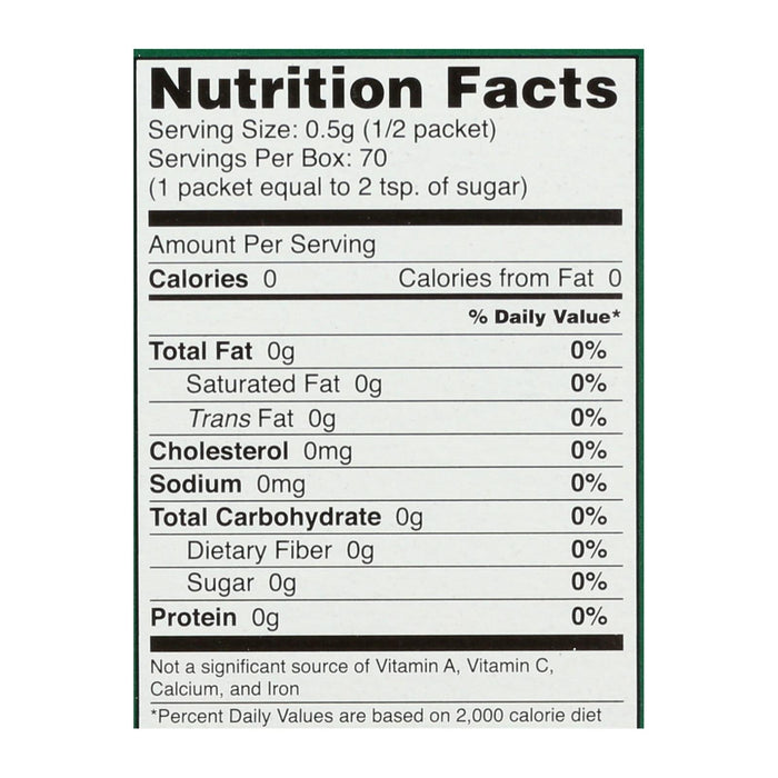 Sweet Leaf Stevia Sweetener, 35 Packets