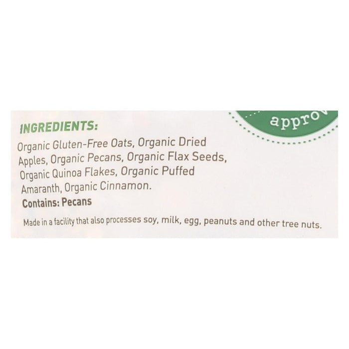 Purely Elizabeth Ancient Grain Organic Oatmeal - Apple Cinnamon Pecan - 10 Oz. (Case of 6)
