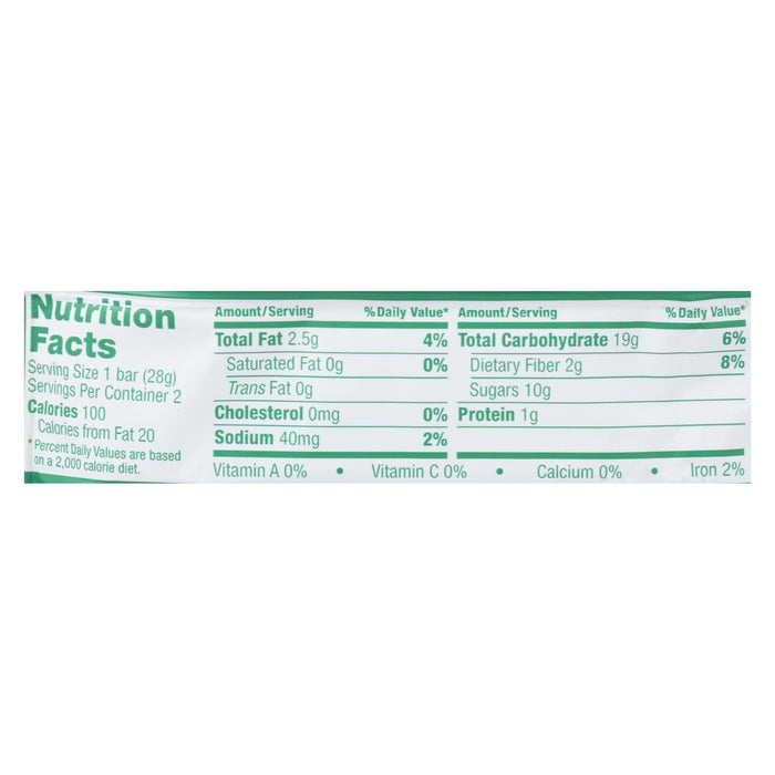 Nature's Bakery Whole Wheat Stone-Ground Apple Cinnamon Fig Bars (12-Pack) 2 Oz.