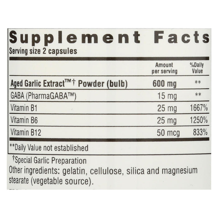 Kyolic Stress and Fatigue Relief Formula 101, 100 Capsules