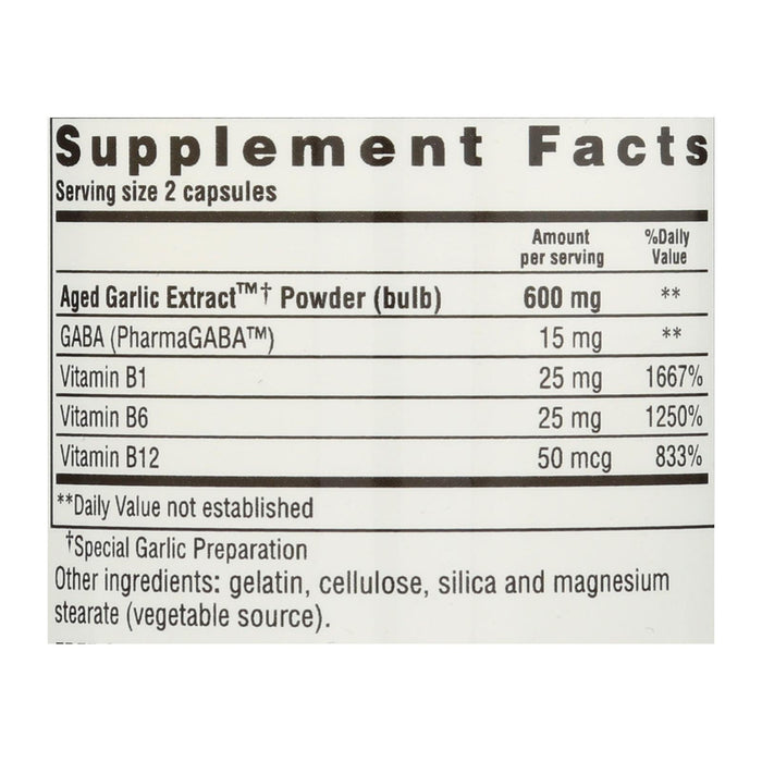 Kyolic Stress and Fatigue Relief Formula 101, 100 Capsules