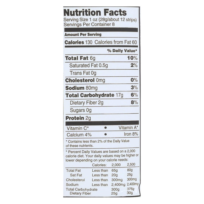 Green Mountain Gringo Tortilla Strips - Original Flavor (Pack of 12, 8 Oz. Each)