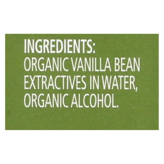 Organic Simply Vanilla Extract (Pack of 4 Oz.)