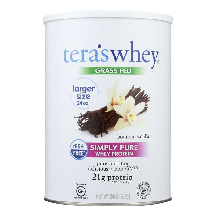 Tera's Whey Protein - RbGH Free, Bourbon Vanilla Flavor (24 Oz.)