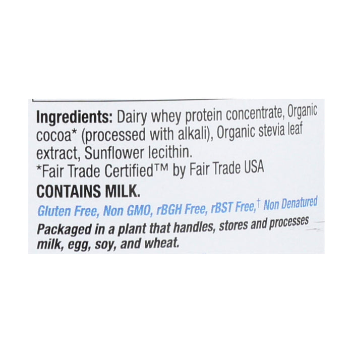 Tera's Whey Protein  - RbGH-Free, Fair Trade Dark Chocolate (12 Oz)