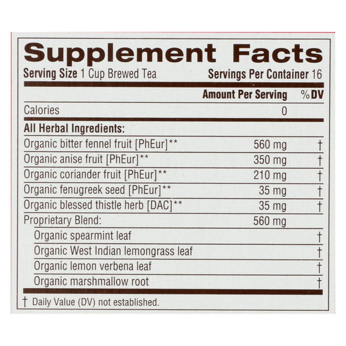 Traditional Medicinals Mother's Milk Organic Herbal Tea, Promotes Healthy Lactation - 16 Tea Bags (Pack of 6)