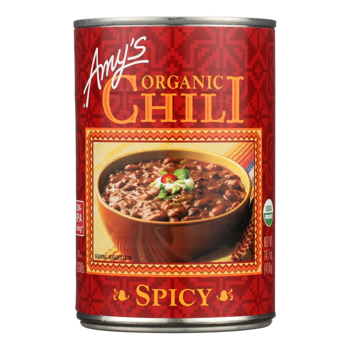 Amy's Organic Spicy Chili Variety Pack (Pack of 12) - 14.7 Oz. Each