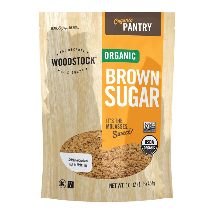 Woodstock Organic Brown Sugar (12 Pack, 16 Oz.)