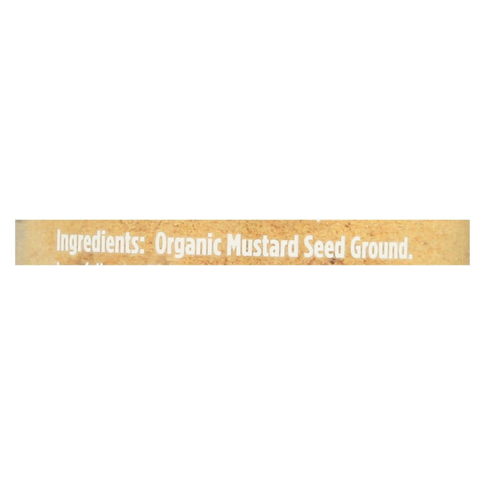 Spicely Organics USDA Certified Organic Mustard Ground, Pack of 3 - 1.7 Oz Each