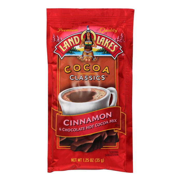 Land O'Lakes Cocoa Classic Mix: Cinnamon & Chocolate, Pack of 12 - 1.25 Oz. Each