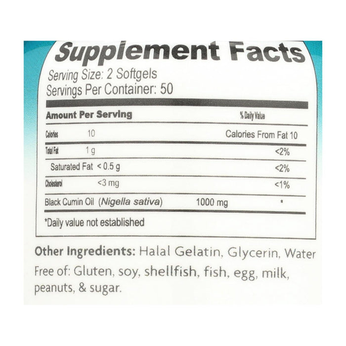 Health Logics  Black Cumin Seed Oil - 100 Softgels