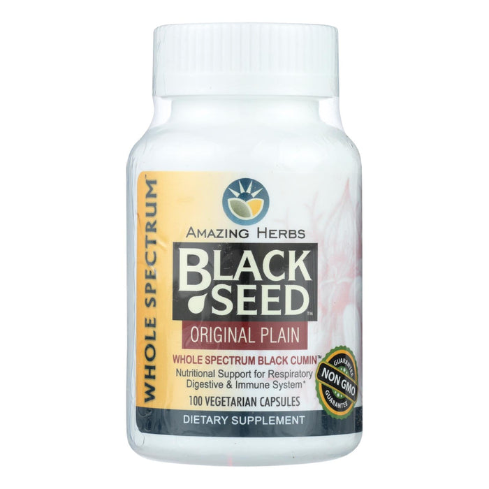 Amazing Herbs Black Seed Capsules (100 Count)