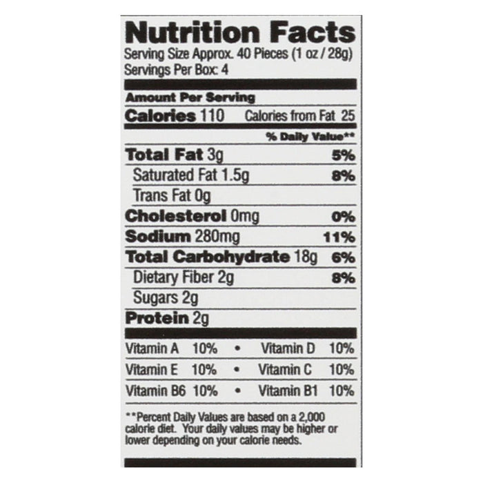 From The Ground Up Aged Cheddar Cauliflower Crackers (Pack of 6) - 4 Oz.