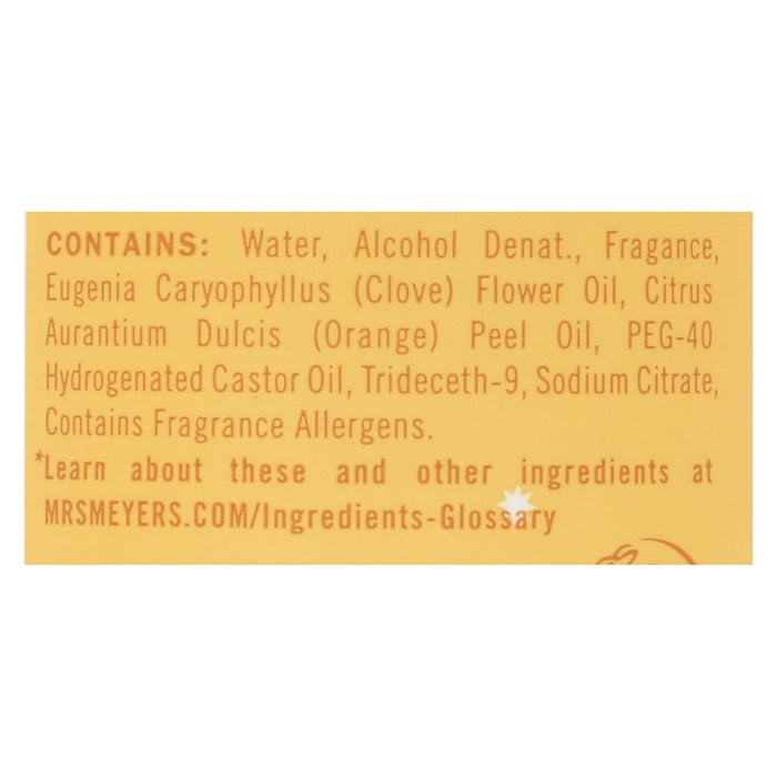 Mrs. Meyer's Clean Day Orange Clove Room Freshener (6-Pack, 8 Oz. Each)