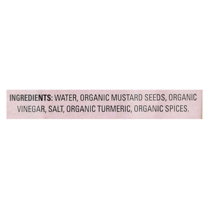 Organic Ville Stone Ground Organic Mustard (12 Pack - 12 Oz.)