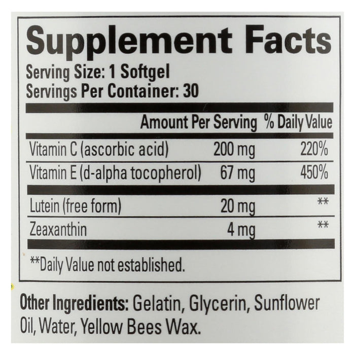 Quantum Research See Lutein Eye Health Support, 30 Softgels