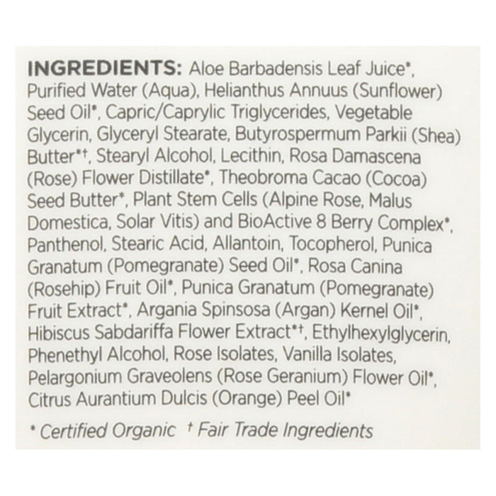 Andalou Naturals Body Butter, 8 Oz Symphony of 1000 Roses