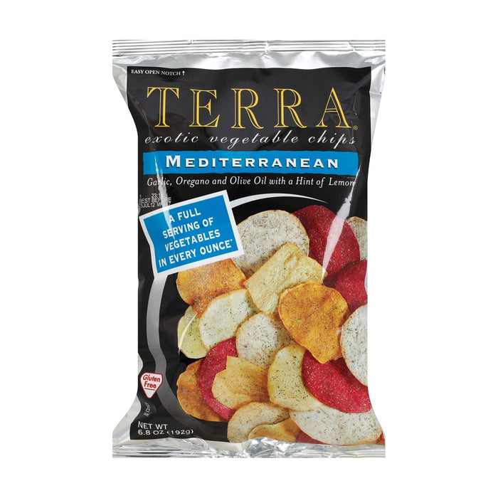 Terra Exotic Vegetable Chips - Mediterranean (Pack of 12) 6.8 Oz.