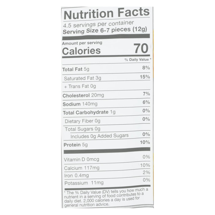 Moon Cheese Cheddar Dehydrated Cheese Snack for the Keto Diet, 12-Pack, 2 Oz. Bags