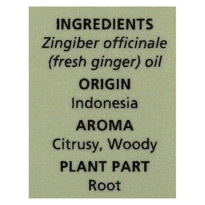 Aura Cacia Fresh Ginger Essential Oil, 0.5 Fl Oz