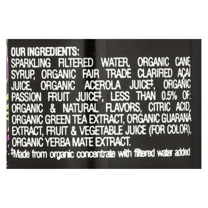 Sambazon Organic Amazon Energy Drink - Jungle Love, 12 Fl Oz, (Pack of 12)