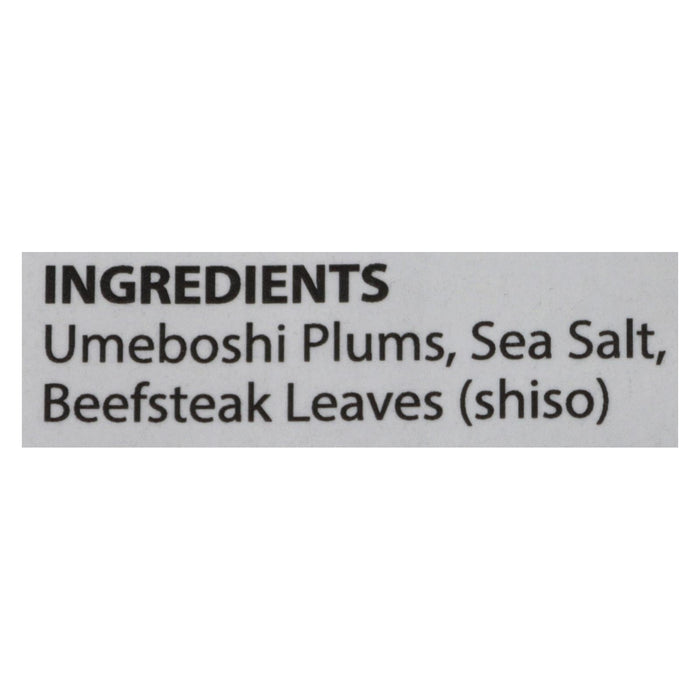 Eden Foods Umeboshi Pickled Japanese Ume Plums - 7.05 Oz