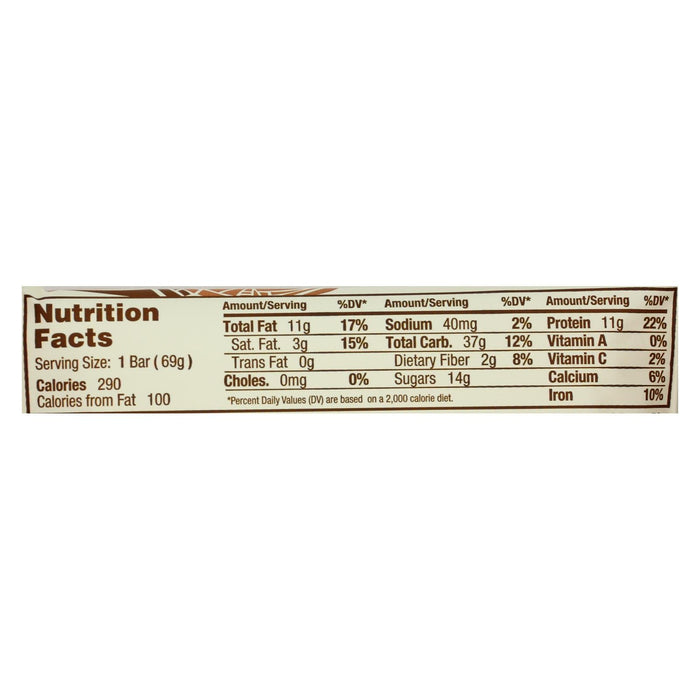 Organic Macrobar - Peanut Butter Chocolate Chip (Pack of 12) 2.5 Oz Bars