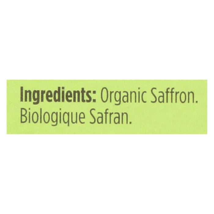 Spicely Organics Pure Premium Saffron Threads - 0.007 Oz. (Pack of 6)