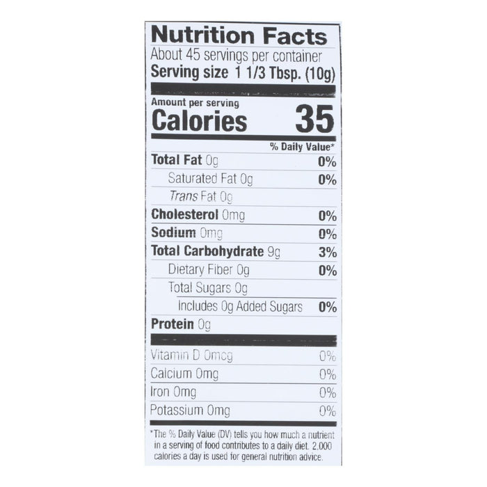 Frontier Herb - Organic  Premium Cornstarch, 1 lb Bulk Item