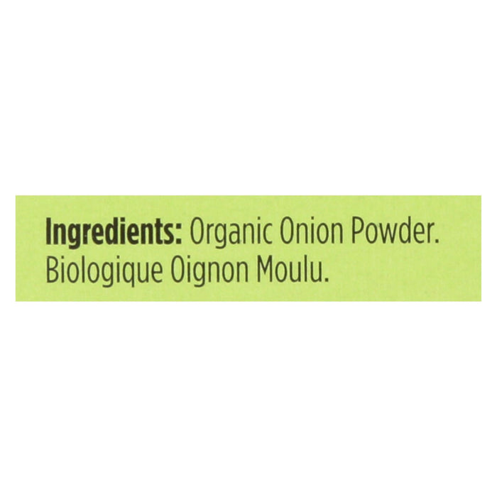 Spicely Organics Premium Organic Onion Powder | Pack of 6 | 0.4 Oz. Each