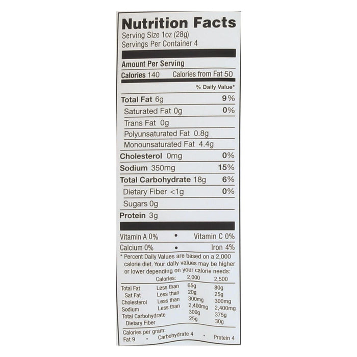 Simply 7 Lentil Chips (Pack of 12) - Sea Salt - 4 Oz.