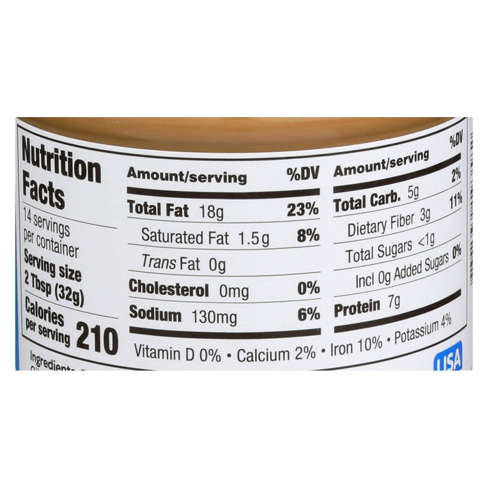 Sunbutter Sunflower Butter, Unsweetened 16 Oz. (Pack of 6)