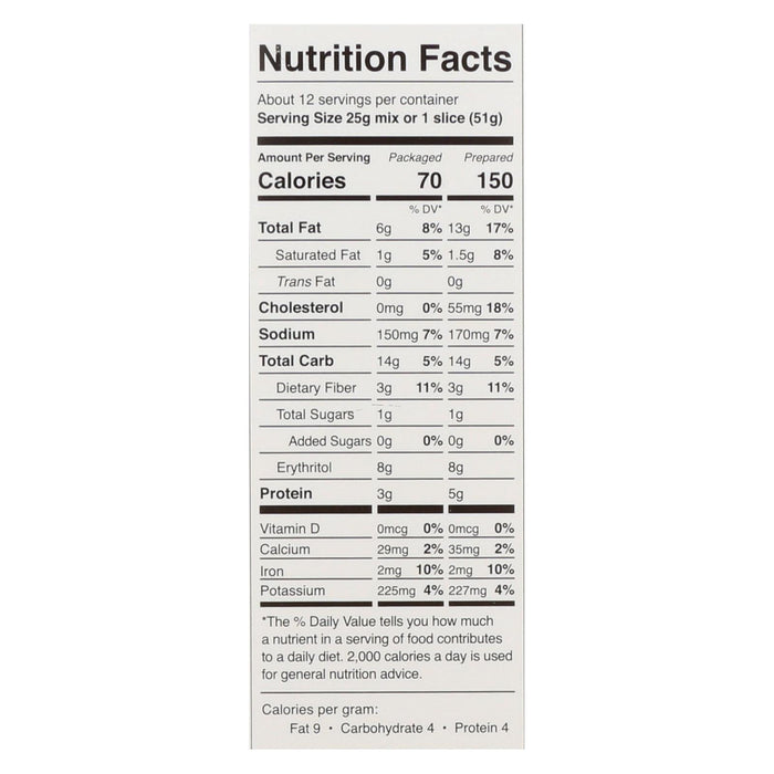 Swerve Sweets Low-Carb Chocolate Cake Mix (Pack of 6 - 10.6 Oz. Each)