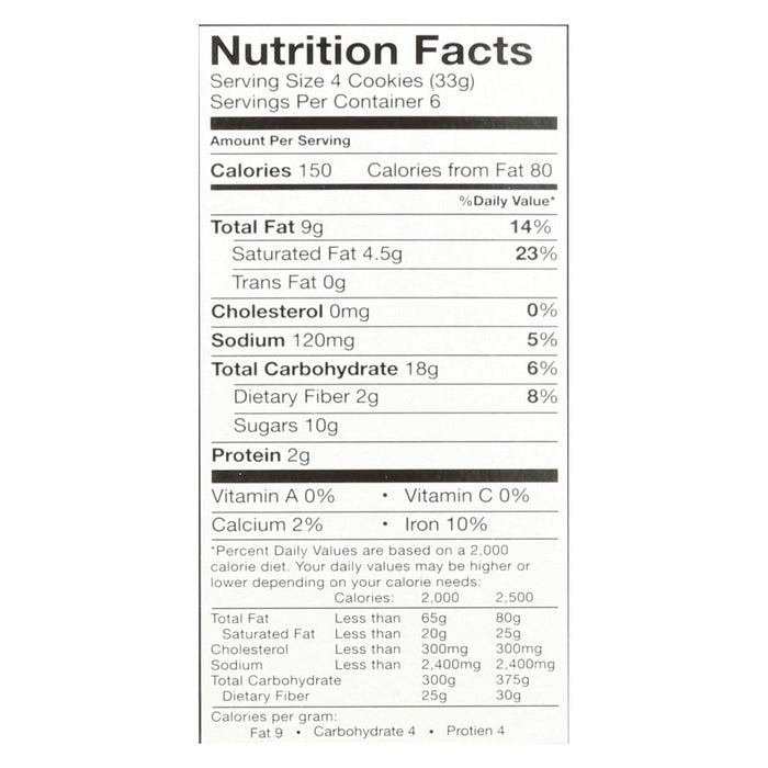 Goodie Girl Cookies Mint Slims Chocolate (Pack of 6 - 7 Oz.)