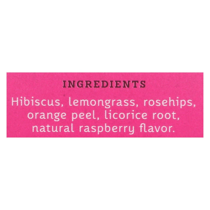 Stash Tea Hibiscus Herbal Tea - Wild Raspberry (6x20 Bags)