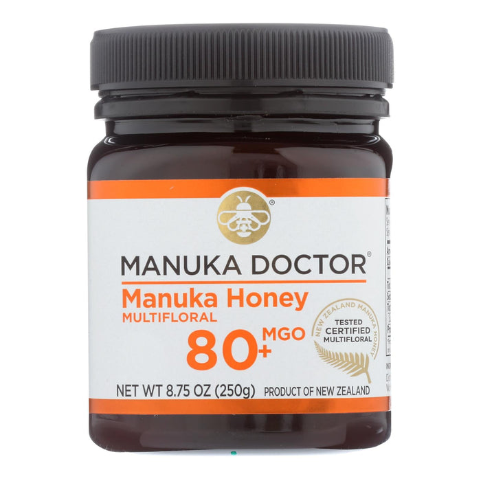 Manuka Doctor Manuka Honey MGO80+ for Potent Antibacterial Strength (Pack of 6 - 8.75 Oz.)