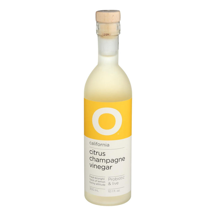 O Olive Oil Citrus Champagne Vinegar - 6 Pack of 10.1 Fl Oz. Bottles