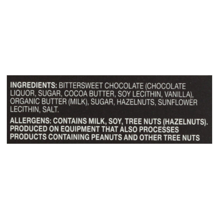 Endangered Species Dark Chocolate Bars (Pack of 12) - Natural, 72% Cocoa with Hazelnut Toffee - 3 Oz Each